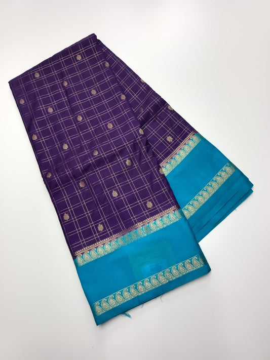 SEMI CREPE SILK SAREE - B S CHANNABASAPPA & SONS