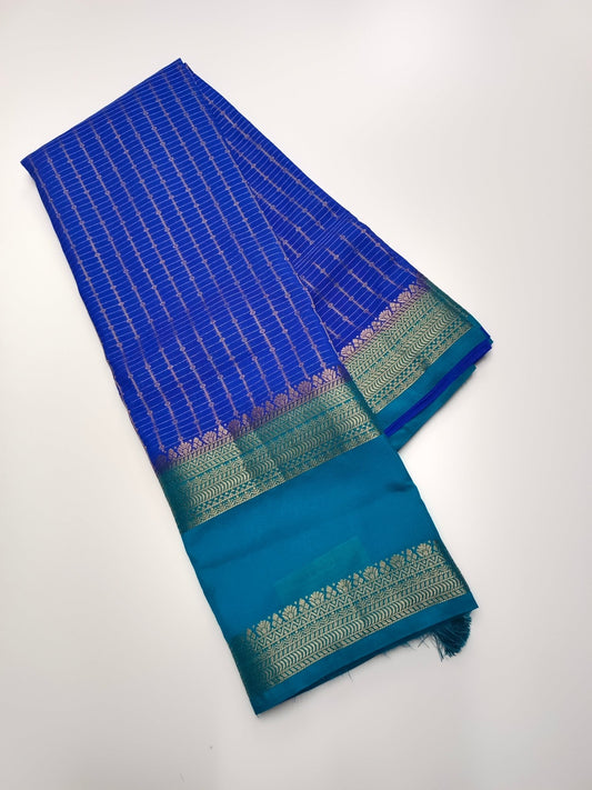 SEMI CREPE SILK SAREE - B S CHANNABASAPPA & SONS