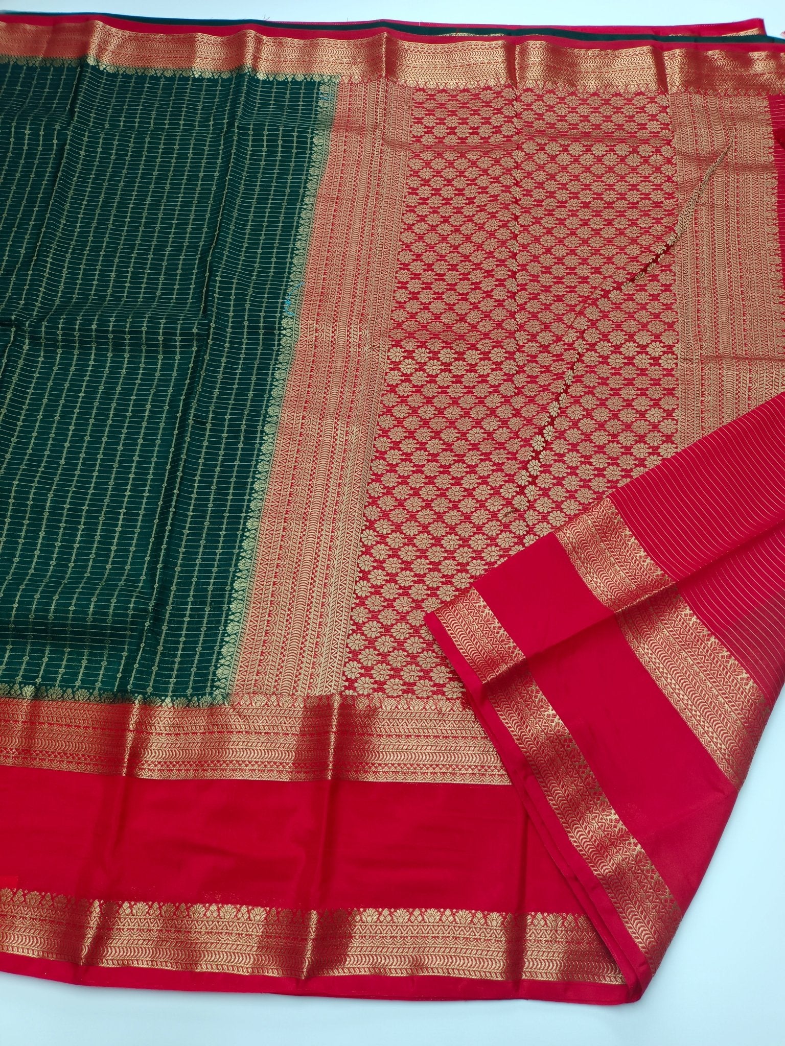 SEMI CREPE SILK SAREE - B S CHANNABASAPPA & SONS