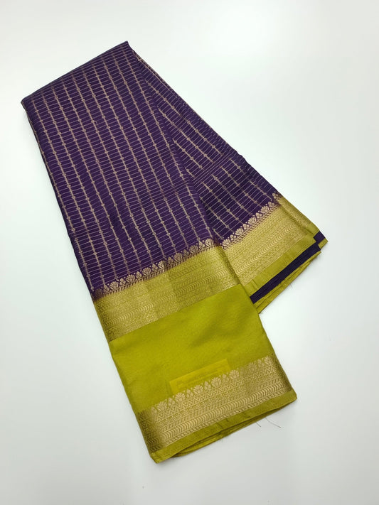 SEMI CREPE SILK SAREE - B S CHANNABASAPPA & SONS