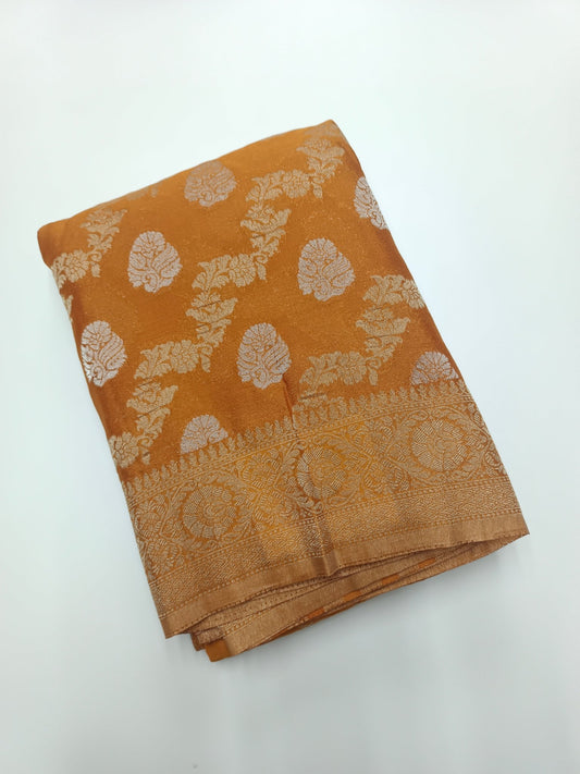 FANCY CHIFFON GEORGETTE SAREE - B S CHANNABASAPPA & SONS