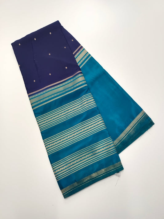 2D SEMI CREPE SILK SAREE - B S CHANNABASAPPA & SONS