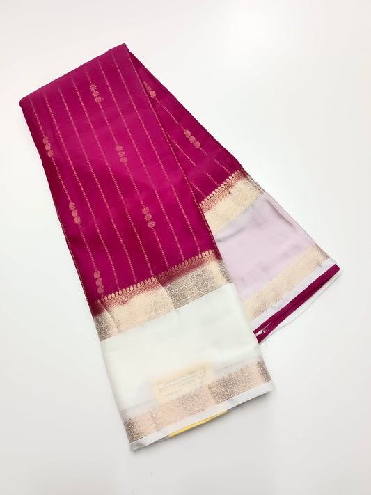 SEMI CREPE SILK SAREE - B S CHANNABASAPPA & SONS
