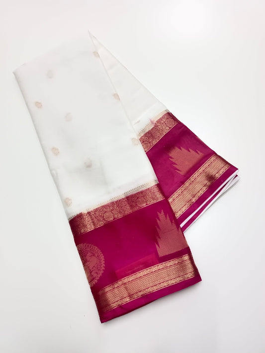 SEMI CREPE SILK SAREE - B S CHANNABASAPPA & SONS