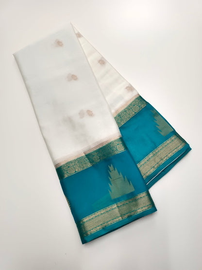 SEMI CREPE SILK SAREE - B S CHANNABASAPPA & SONS