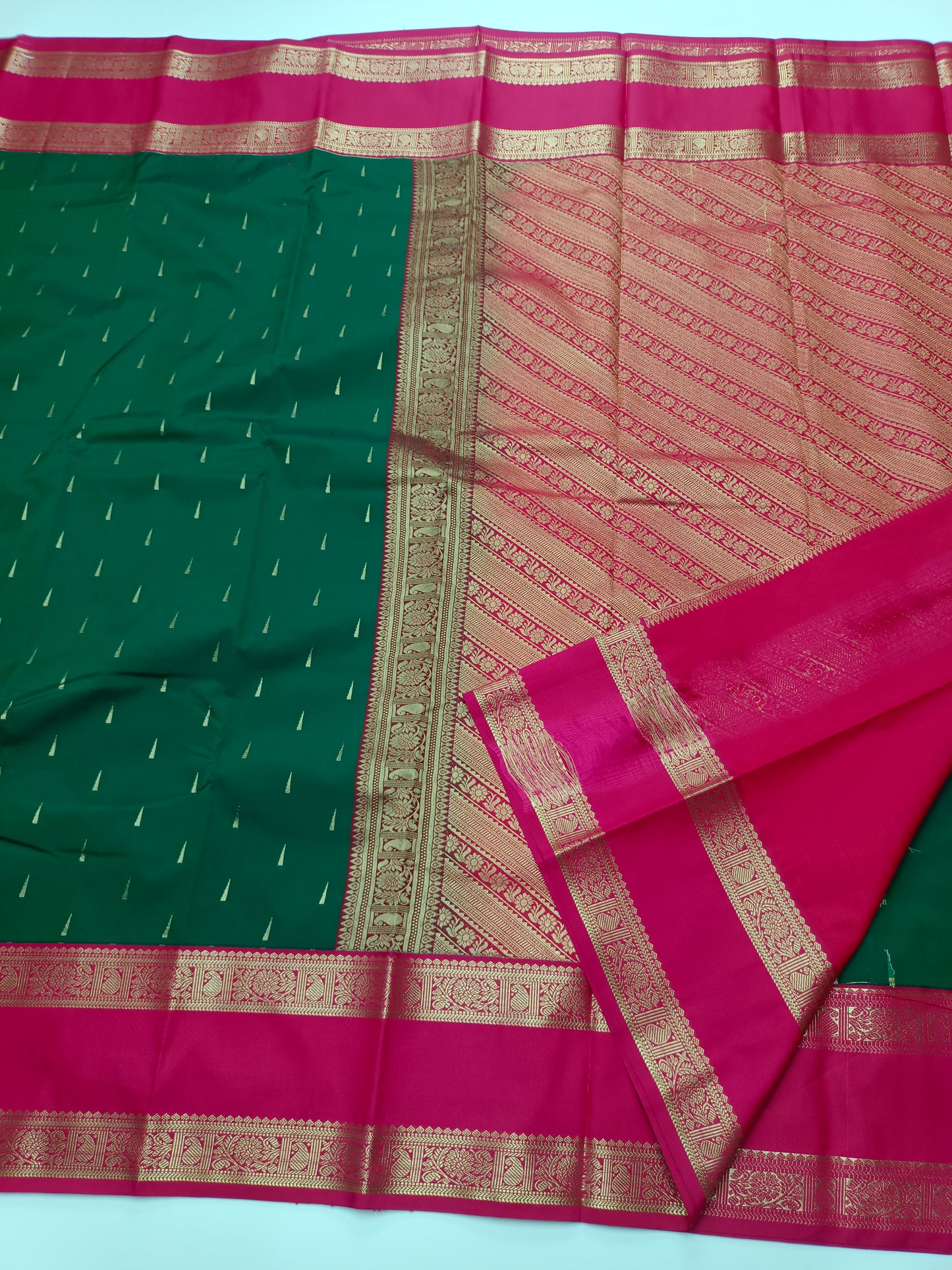 KANCHIPURAM SEMI SILK SAREE