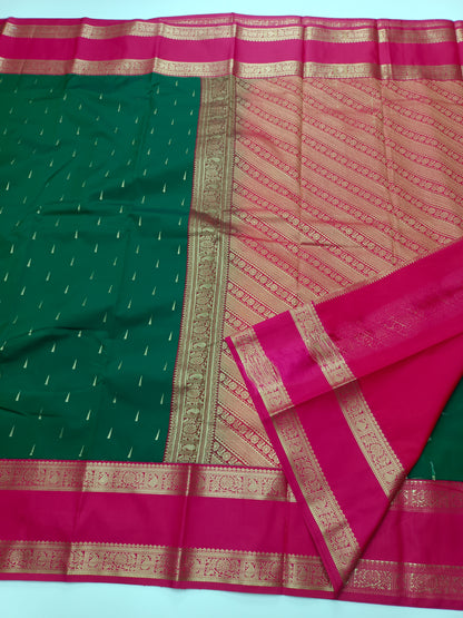 KANCHIPURAM SEMI SILK SAREE