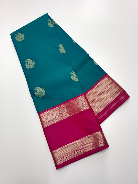 KANCHIPURAM SEMI SILK SAREE