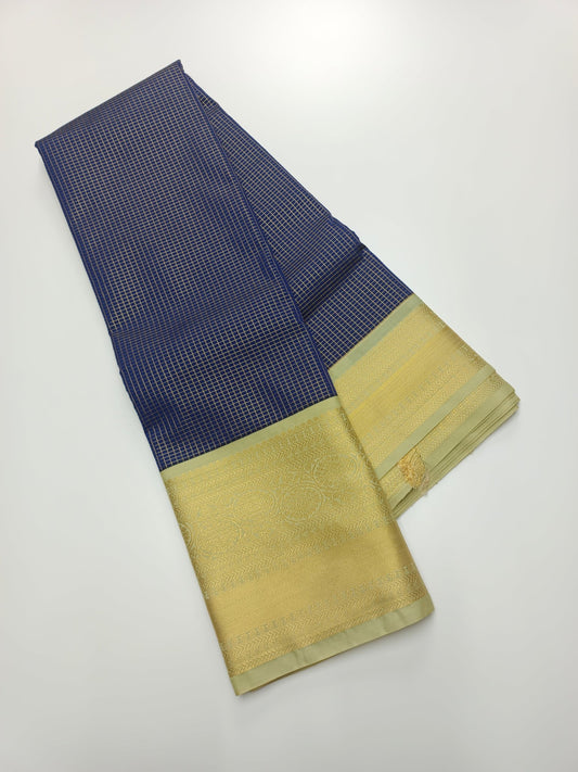 KANCHIPURAM SEMI SILK SAREE - B S CHANNABASAPPA & SONS