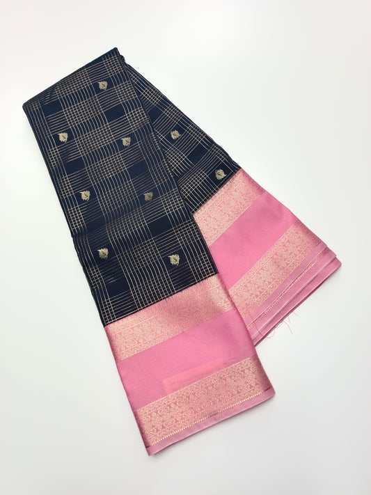 KANCHIPURAM SEMI SILK SAREE