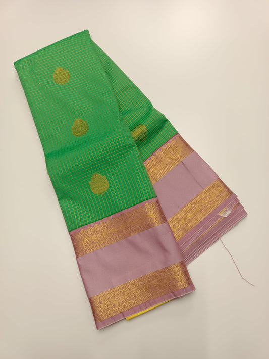 KANCHIPURAM SEMI SILK SAREE - B S CHANNABASAPPA & SONS