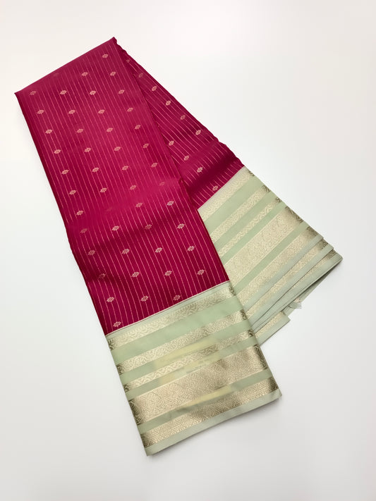 KANCHIPURAM SEMI SILK SAREE