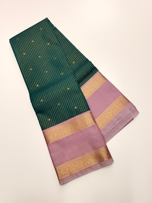 KANCHIPURAM SEMI SILK SAREE