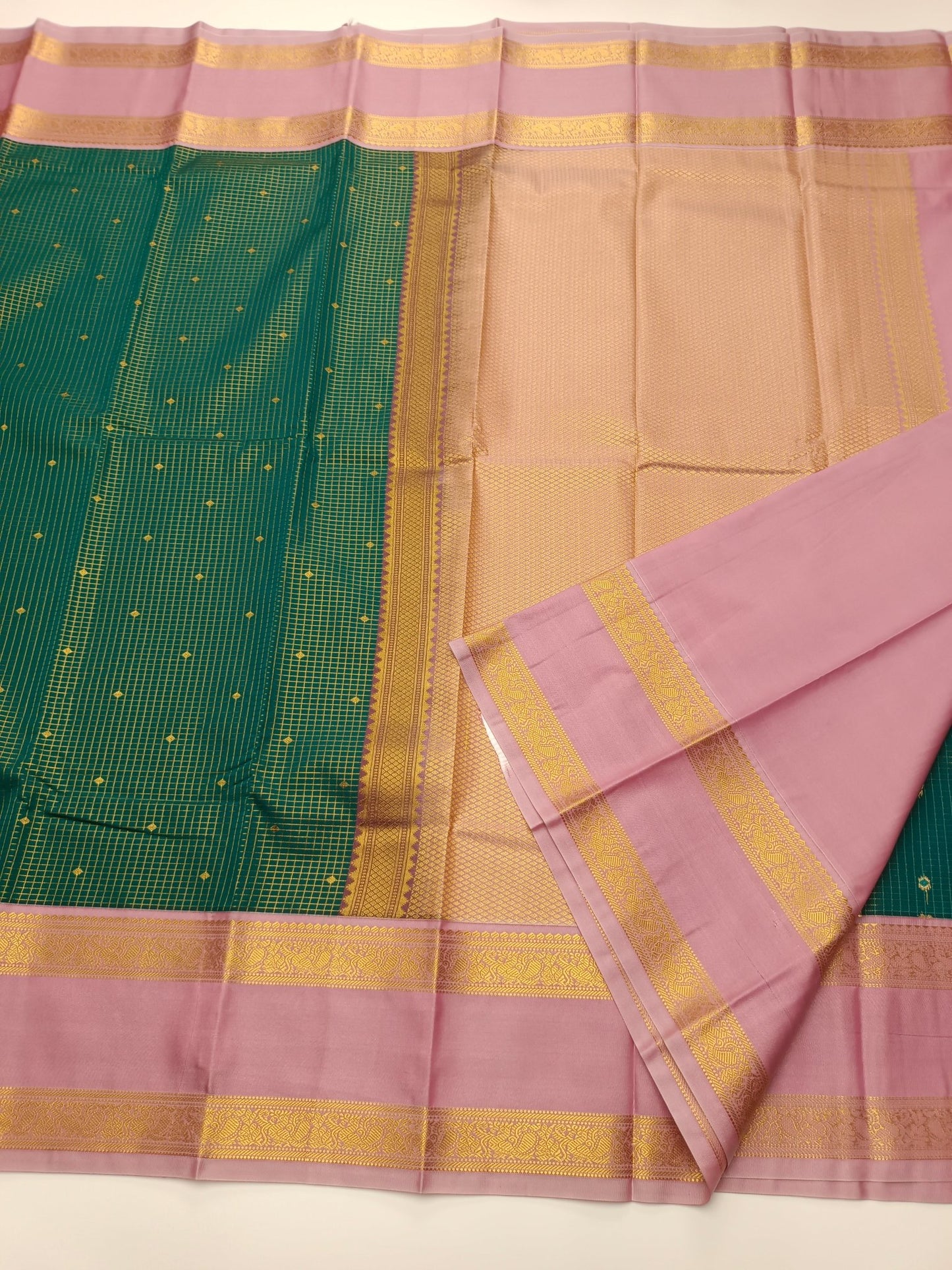 KANCHIPURAM SEMI SILK SAREE
