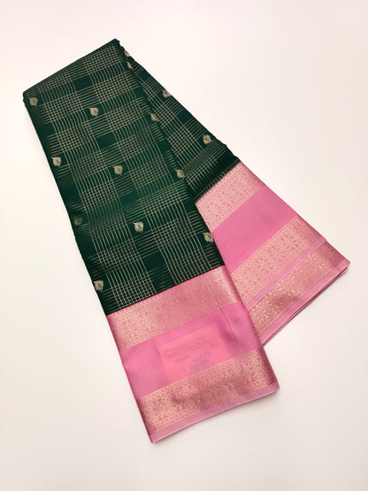 KANCHIPURAM SEMI SILK SAREE