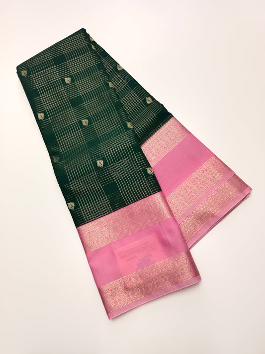 KANCHIPURAM SEMI SILK SAREE
