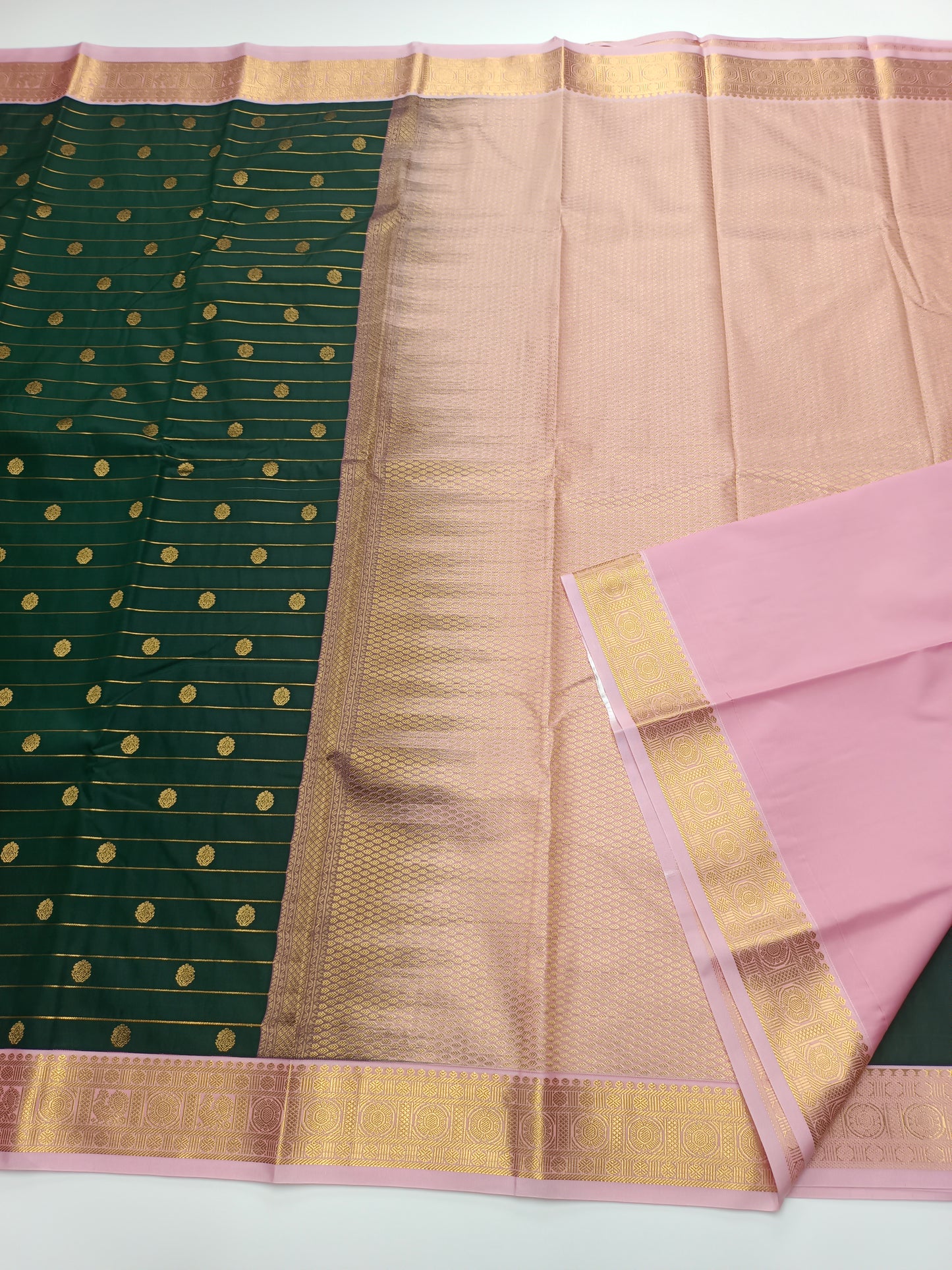KANCHIPURAM SEMI SILK SAREE