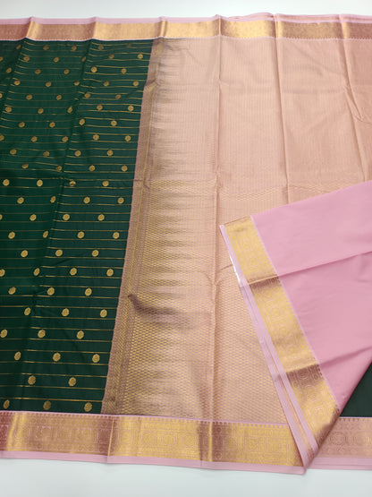 KANCHIPURAM SEMI SILK SAREE