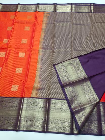 KANCHIPURAM SEMI SILK SAREE