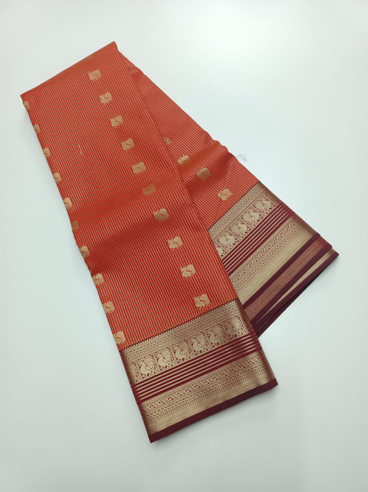 KANCHIPURAM SEMI SILK SAREE