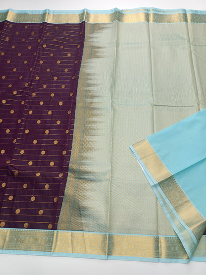 KANCHIPURAM SEMI SILK SAREE