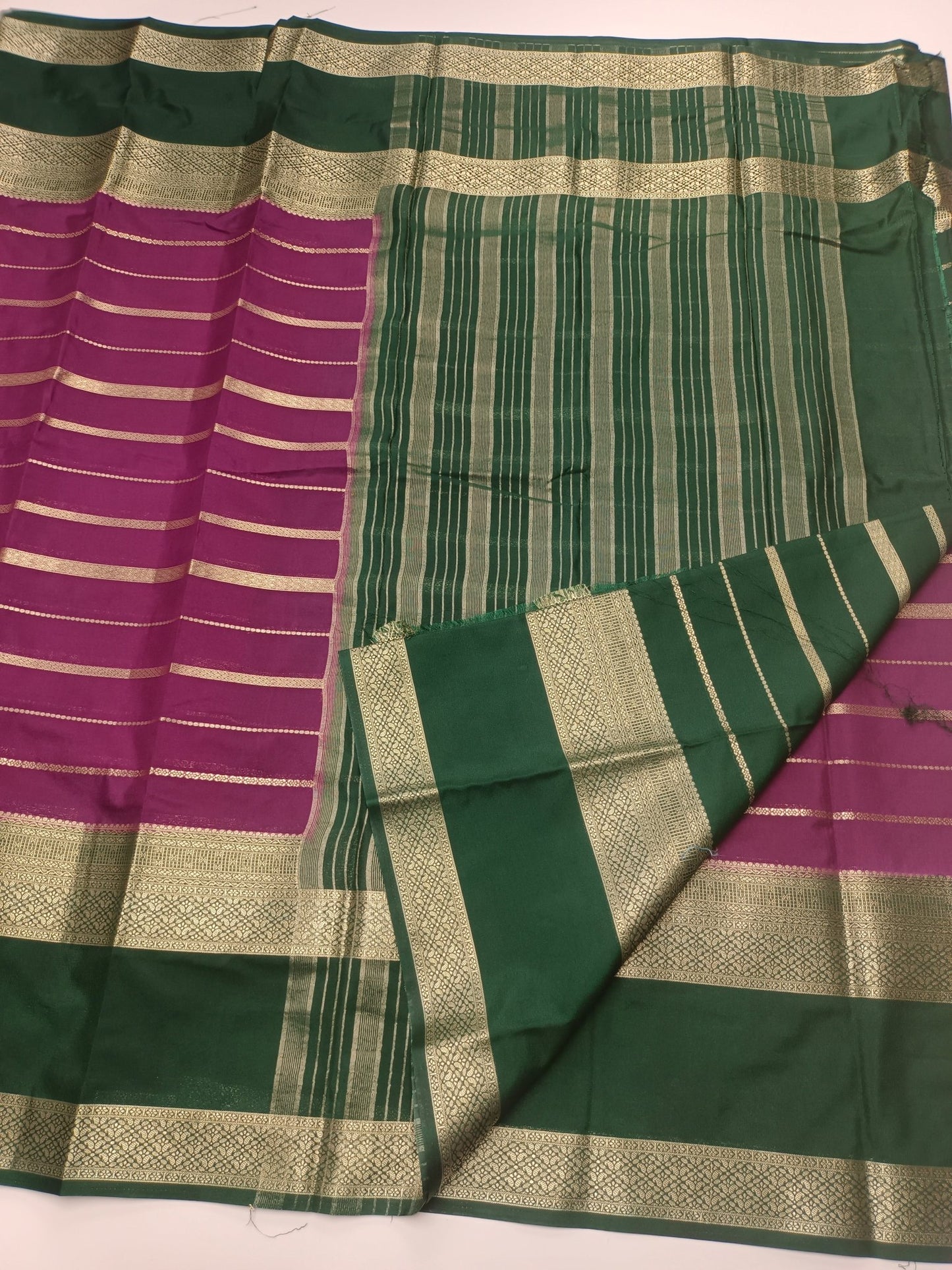 SEMI CREPE SILK SAREE - B S CHANNABASAPPA & SONS