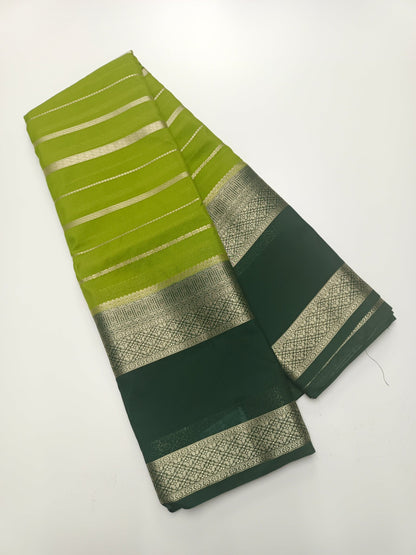 SEMI CREPE SILK SAREE - B S CHANNABASAPPA & SONS