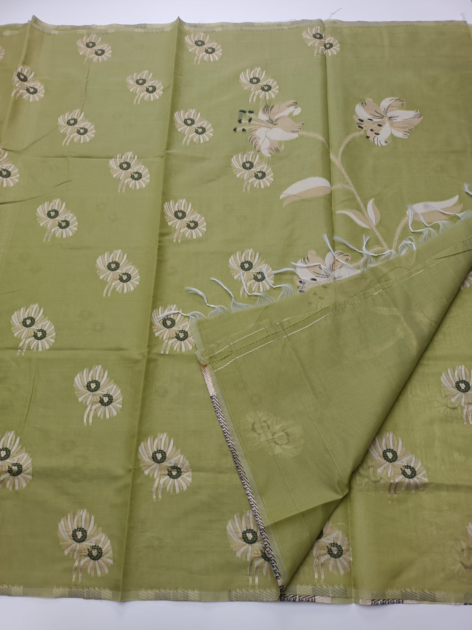 FANCY COTTON SAREE - B S CHANNABASAPPA & SONS