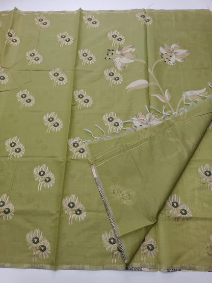 FANCY COTTON SAREE - B S CHANNABASAPPA & SONS