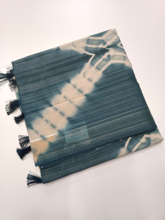 FANCY TISSUE COTTON SAREE - B S CHANNABASAPPA & SONS