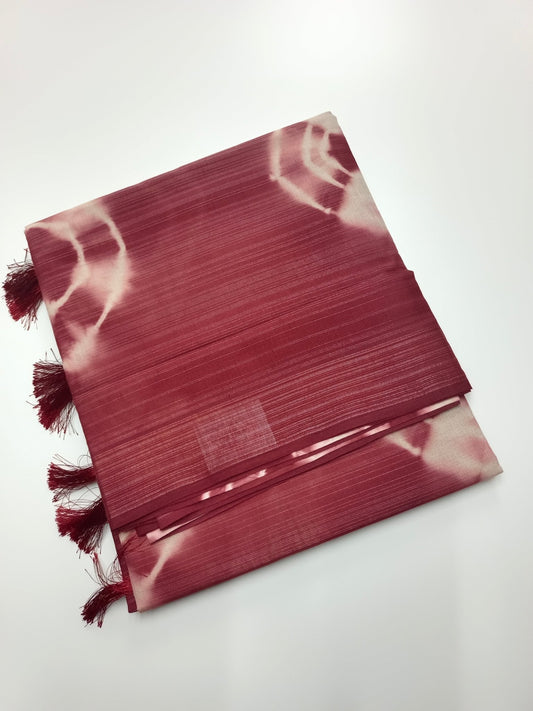 FANCY TISSUE COTTON SAREE - B S CHANNABASAPPA & SONS