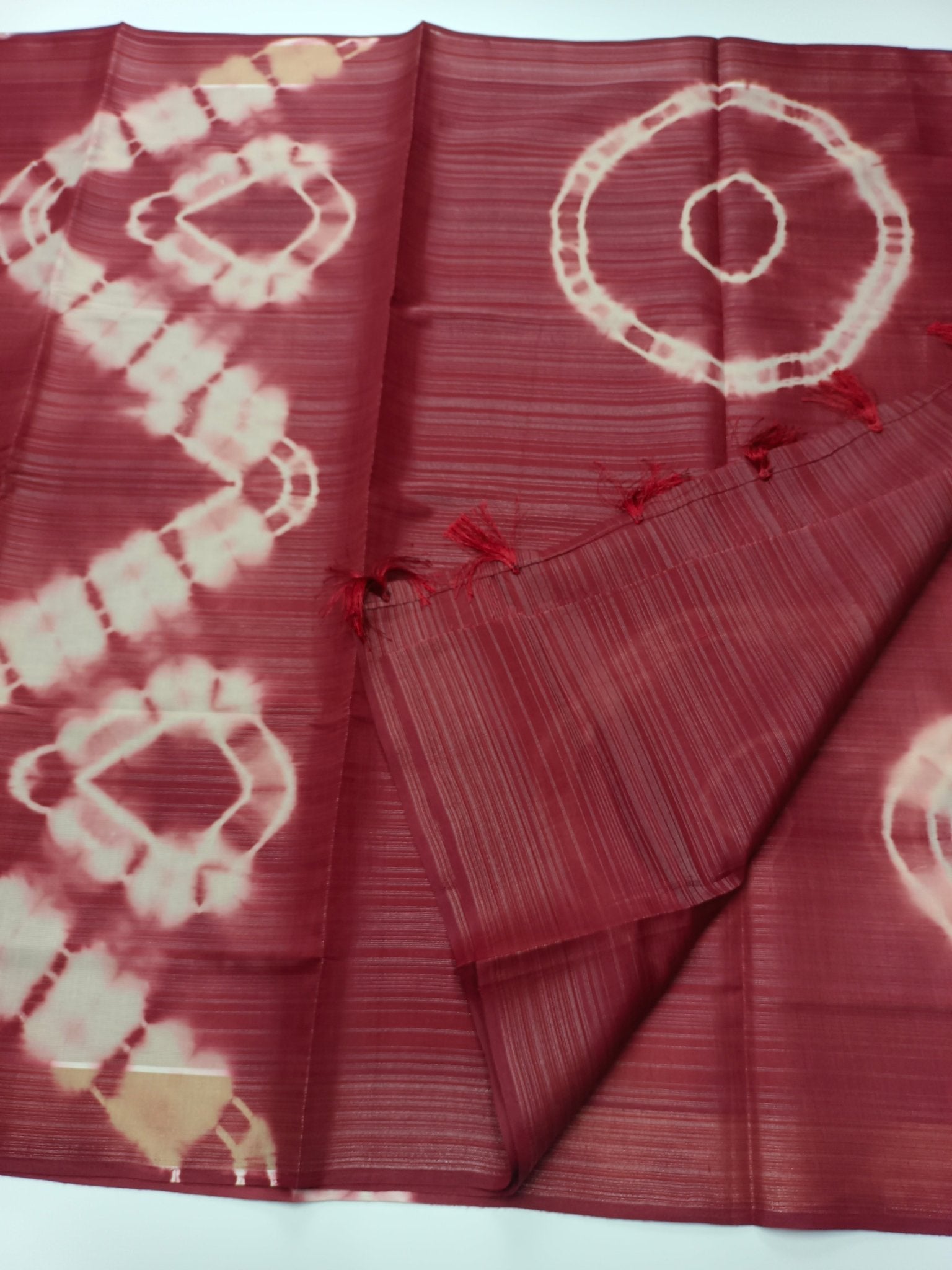 FANCY TISSUE COTTON SAREE - B S CHANNABASAPPA & SONS