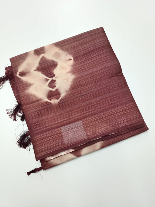 FANCY TISSUE COTTON SAREE - B S CHANNABASAPPA & SONS