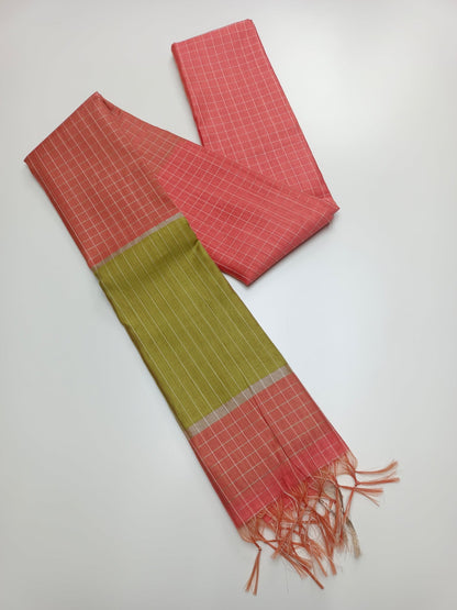 FANCY LENIN SAREE - B S CHANNABASAPPA & SONS