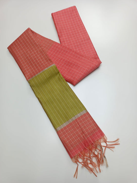 FANCY LENIN SAREE - B S CHANNABASAPPA & SONS