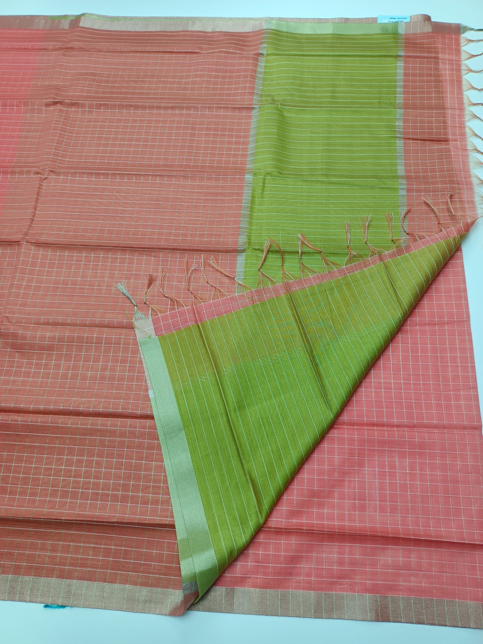 FANCY LENIN SAREE - B S CHANNABASAPPA & SONS