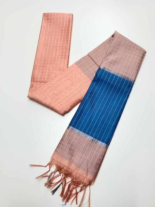 FANCY LENIN SAREE - B S CHANNABASAPPA & SONS