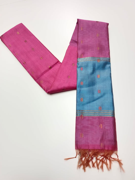 FANCY LENIN SAREE - B S CHANNABASAPPA & SONS