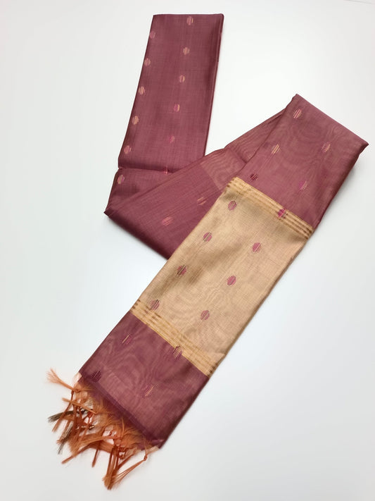 FANCY LENIN SAREE - B S CHANNABASAPPA & SONS