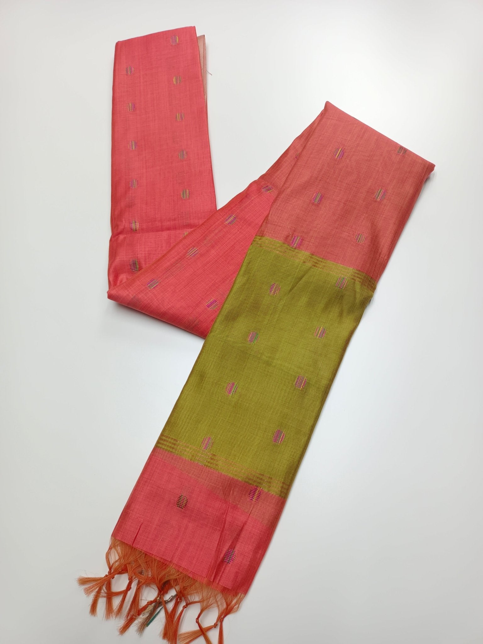 FANCY LENIN SAREE - B S CHANNABASAPPA & SONS