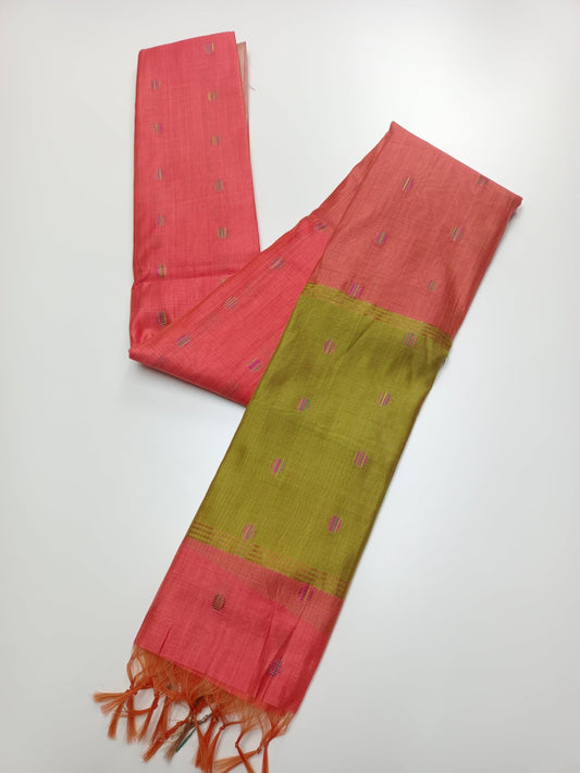 FANCY LENIN SAREE - B S CHANNABASAPPA & SONS