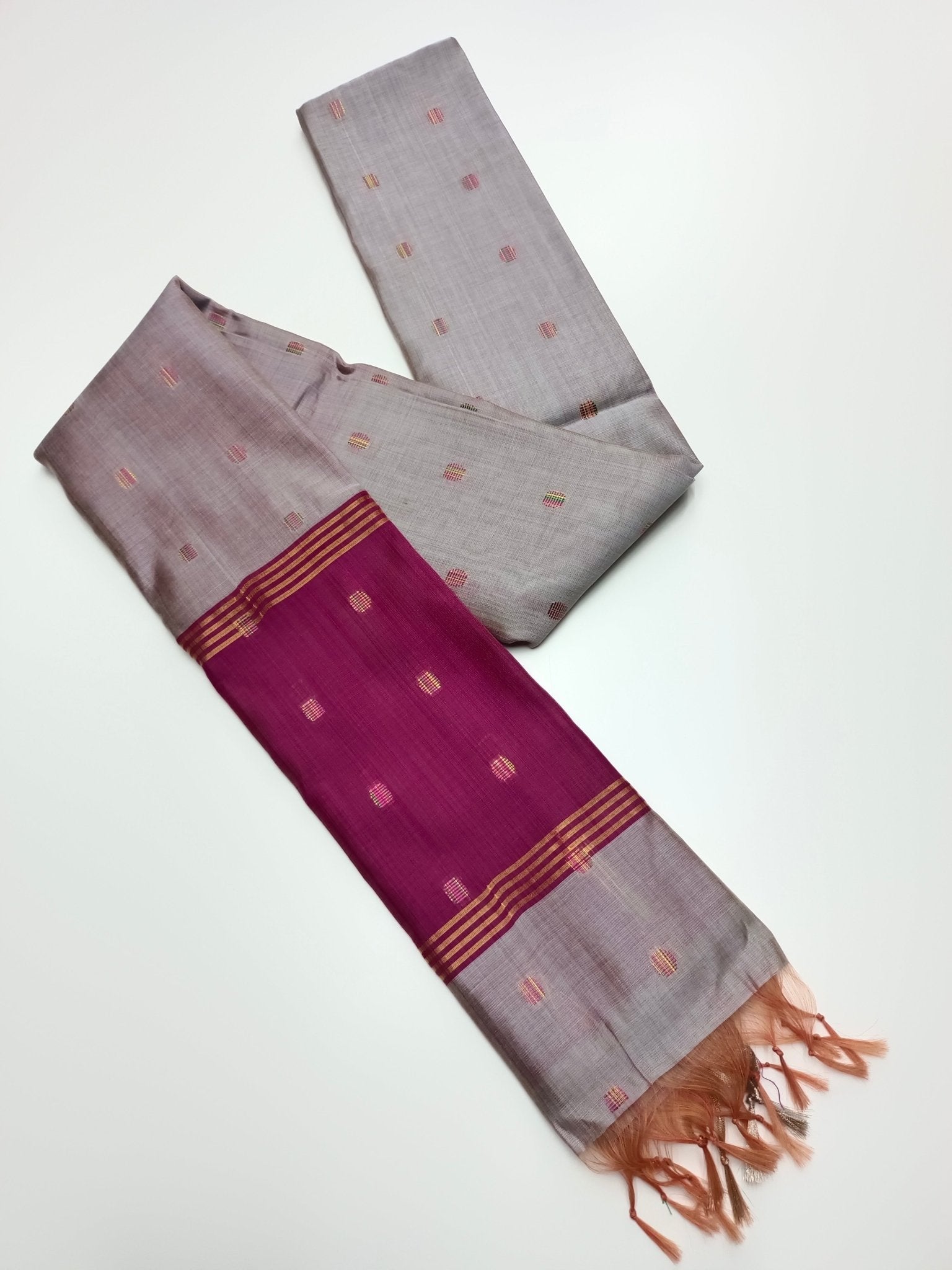 FANCY LENIN SAREE - B S CHANNABASAPPA & SONS