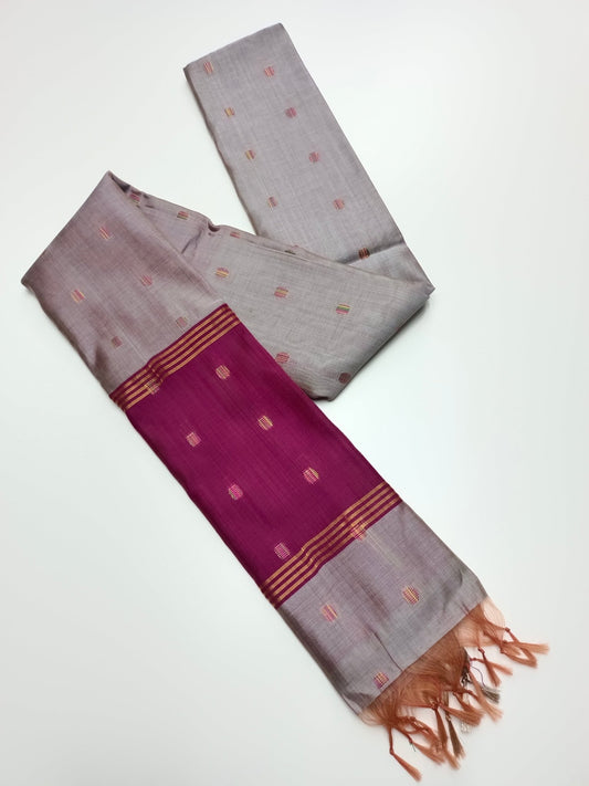 FANCY LENIN SAREE - B S CHANNABASAPPA & SONS