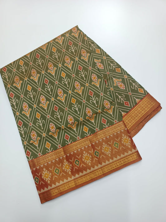 FANCY SOFT SILK SAREE - B S CHANNABASAPPA & SONS