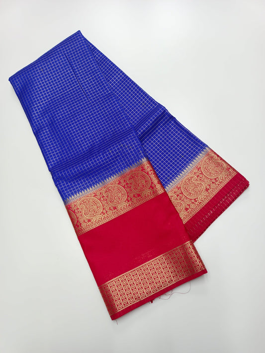 SEMI CREPE SILK SAREE - B S CHANNABASAPPA & SONS