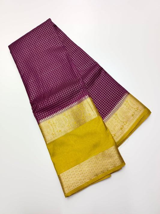 SEMI CREPE SILK SAREE - B S CHANNABASAPPA & SONS