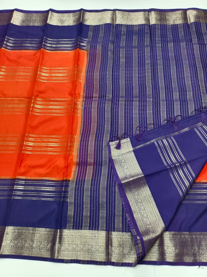 SEMI CREPE SILK SAREE - B S CHANNABASAPPA & SONS