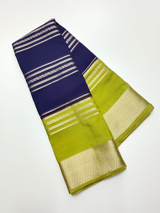 SEMI CREPE SILK SAREE - B S CHANNABASAPPA & SONS