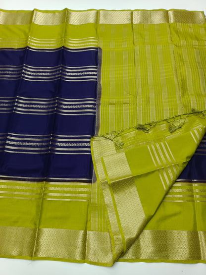 SEMI CREPE SILK SAREE - B S CHANNABASAPPA & SONS