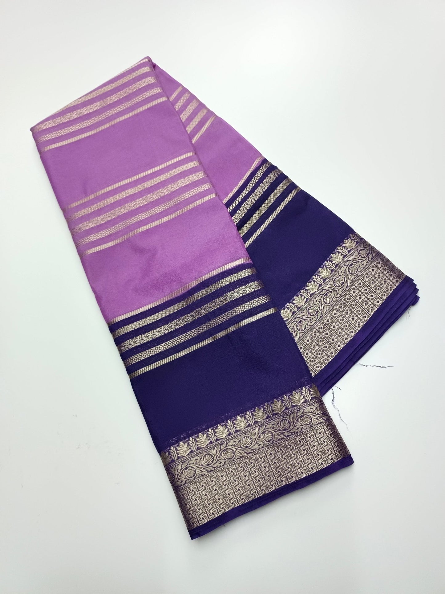 SEMI CREPE SILK SAREE - B S CHANNABASAPPA & SONS